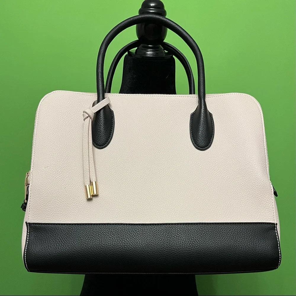 Urban expressions purse Color block Light Beige/Black